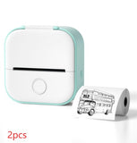 Mini impressora térmica portátil de etiquetas bluetooth, para android e ios, impressora fotográfica doméstica, estudante, pergunta errada, etiqueta de preço bluetooth