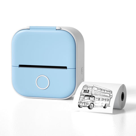 Mini impressora térmica portátil de etiquetas bluetooth, para android e ios, impressora fotográfica doméstica, estudante, pergunta errada, etiqueta de preço bluetooth